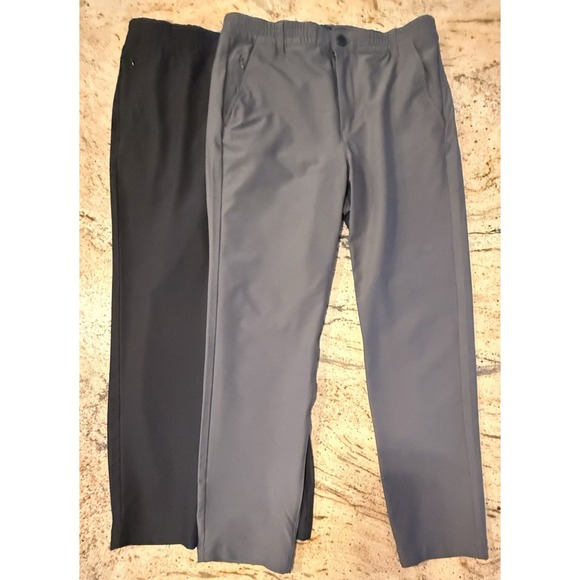 Lot Of 2 Marc New York Men's 32x29 Pant Gray/Black 4 Way Stretch Fabric - Picture 1 of 10